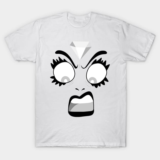 Steven Universe White Diamond T-Shirt by valentinahramov